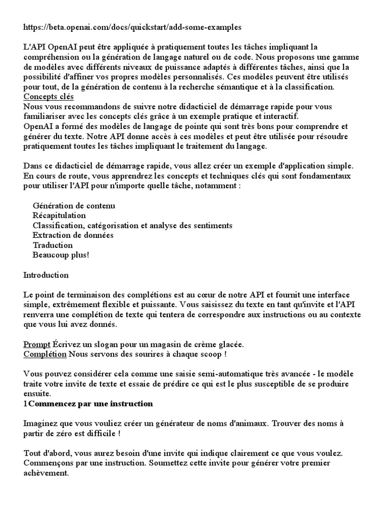 Open ai tutorial pdf javascript informatique